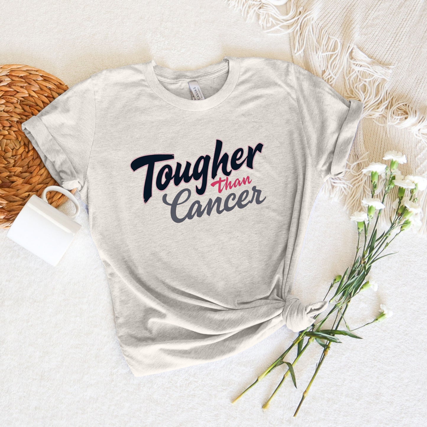 TOUGHER THAN CANCER TEE