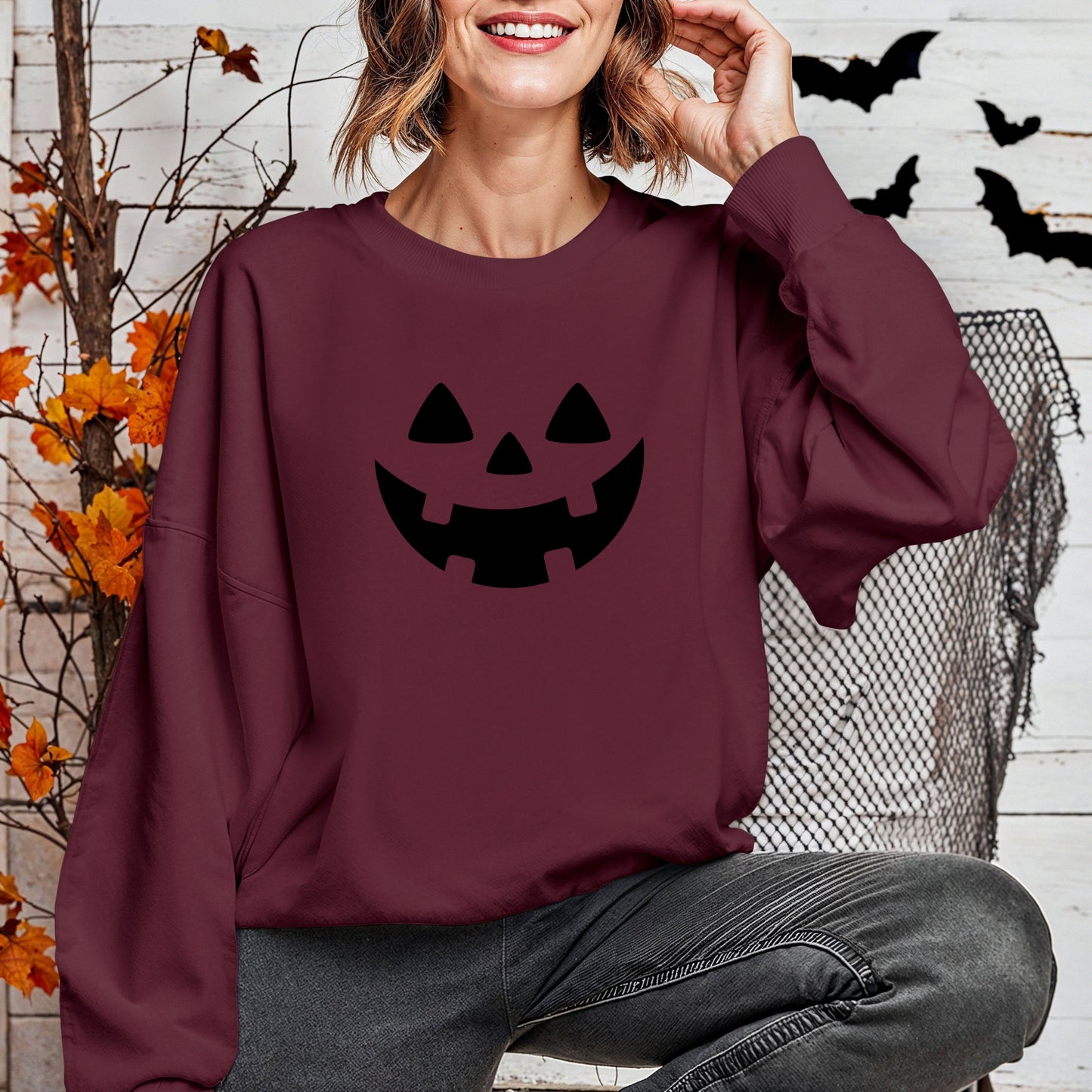 JACK O LANTERN CREWNECK SWEATSHIRT
