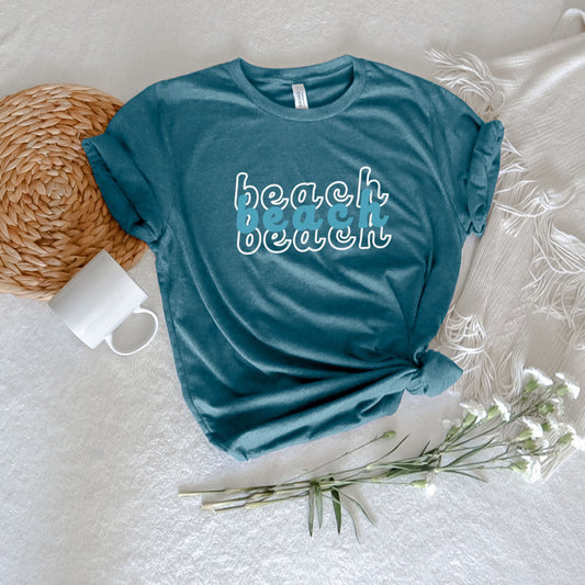 STACKED BEACH TEE