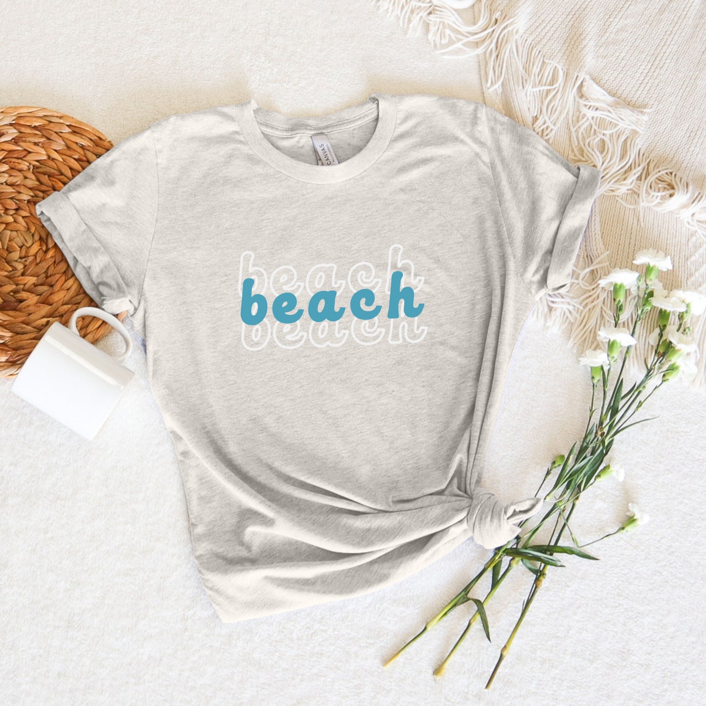 STACKED BEACH TEE