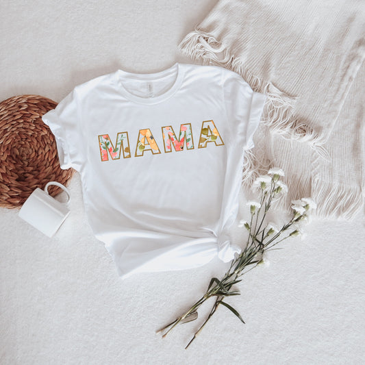MAMA SPRING FLORAL TEE